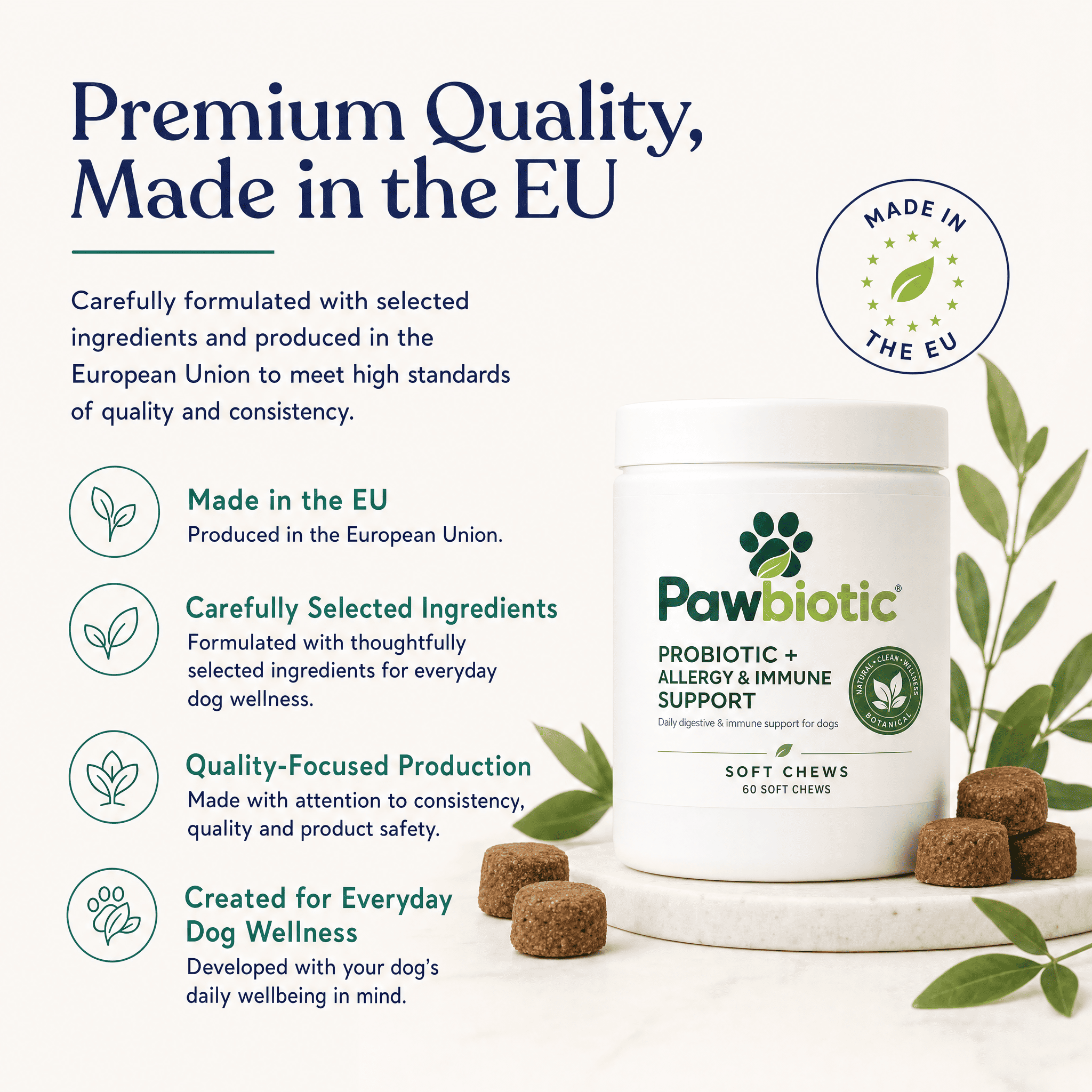 Pawbiotic® Allergy + Immune Support Chews